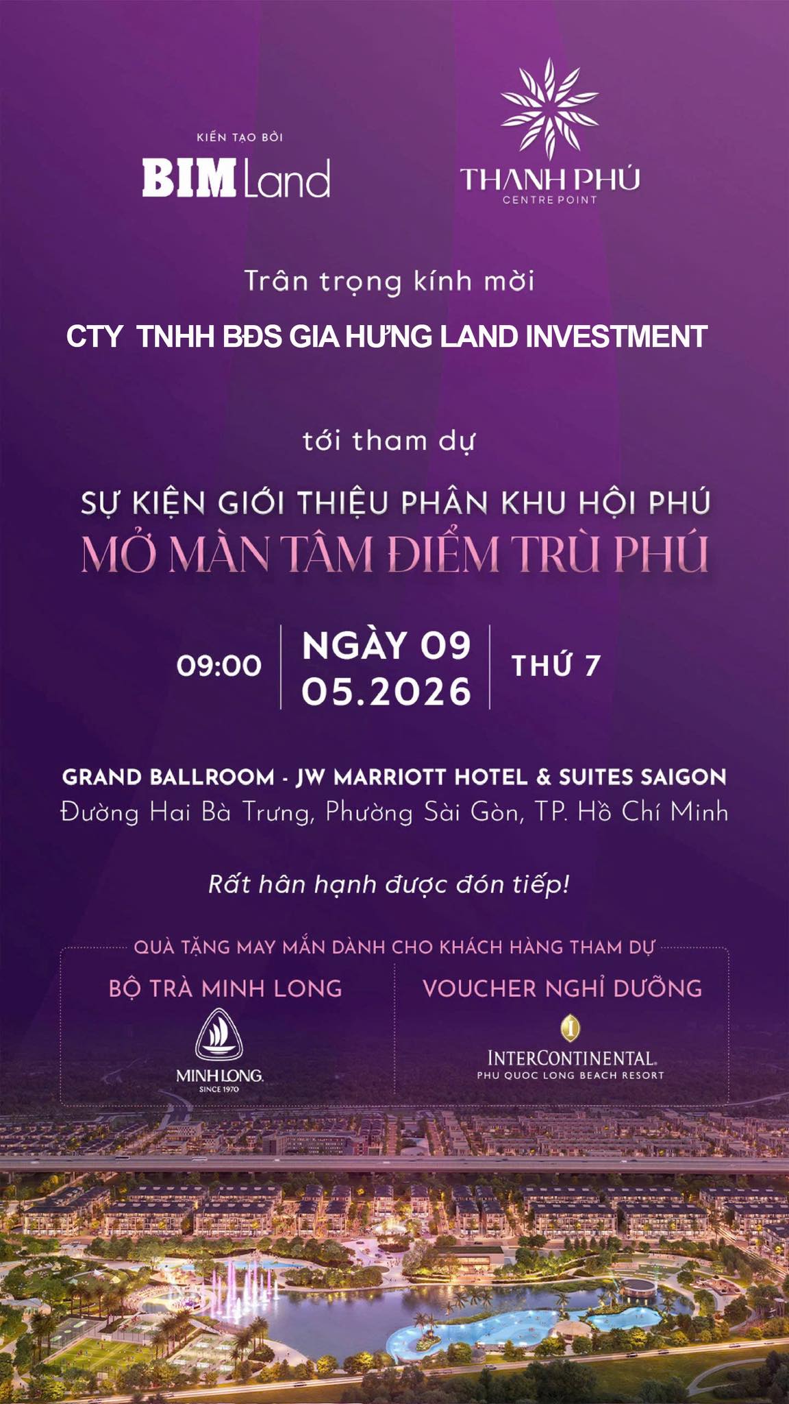 Sự kiện giới thiệu phân khu Hội Phú: Mở màn tâm điểm trù phú